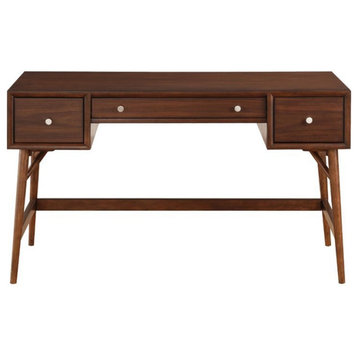 Lexicon Frolic Wood Writing Desk in Brown