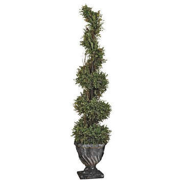Design Toscano 48In Spiral Boxwood Topiary