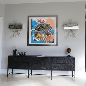 Jean-Michel Basquiat Inspired Foyer