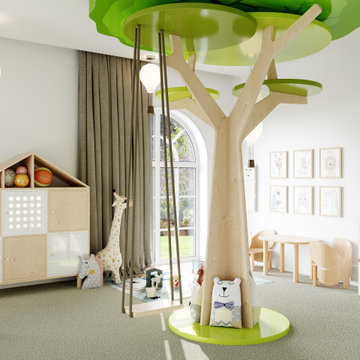 Contemporary Children's Playroom - London