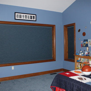 Bedroom and Master Bath Window Treatments