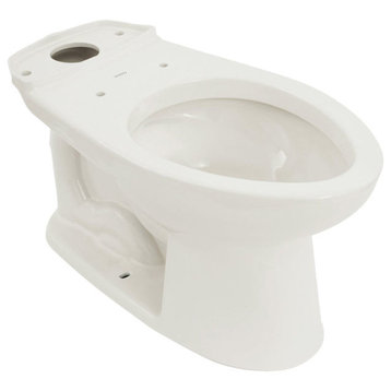 Toto C744E Cotton White Eco Drake Elongated Toilet Bowl only for CST744E