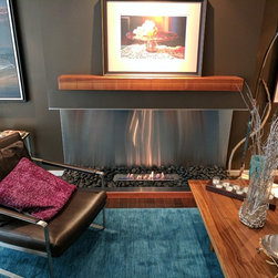 Fireplace update in Downtown Vancouver - Fireplaces