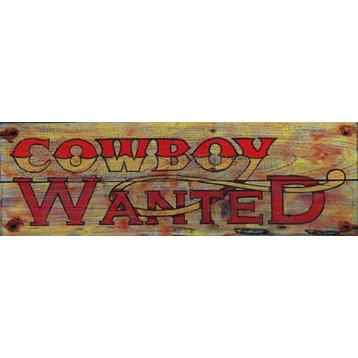 Cowboy Wanted Sign
