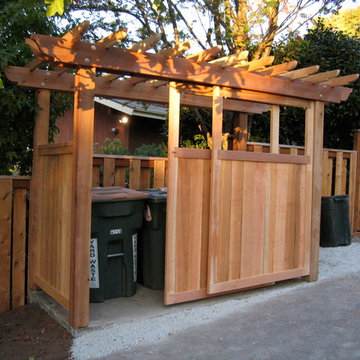 Recycle bin enclosure