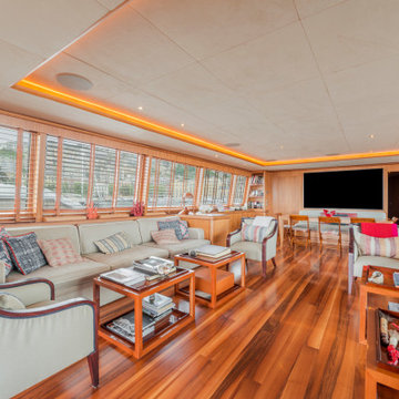 Yacht 38WJ - Salone del main deck, ponte principale