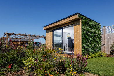 Garden Room with Sedum Roof & Green Wall