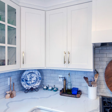 Mix & Match cabinet choices create budget friendly remodel