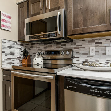 Transitional Kitchen Remodel Done in a Manhattan Door Style