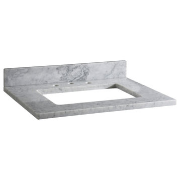 RYVYR MAUT25RWT Stone Top - 25-inch for Rectangular Undermount Sink