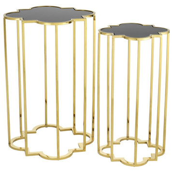 Gold Side Table (Set of 2) | Eichholtz Concentric