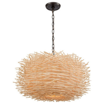 -3 Light Pendant in Modern/Contemporary Style-13 Inches tall and 23 inches wide