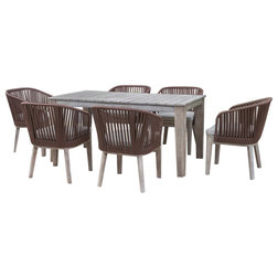 Tropical Outdoor Dining Sets by Vig Furniture Inc.
