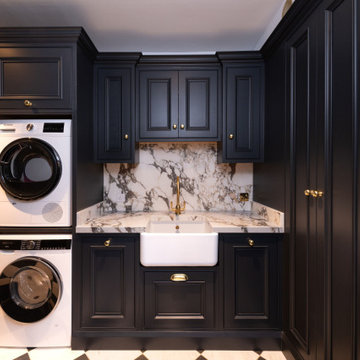 Traditional Moulded In-Frame Beaded Shaker Utility & Boot Room