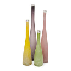 Walters Multi Colored Vases, 4-Piece Set