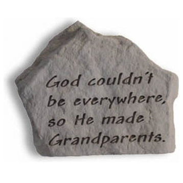 "God Couldn't Be Everywhere" Memorial Garden Stone