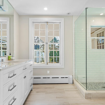 Contemporary Oasis: A Modern Bathroom Remodel in Hingham, MA