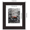 Amanti Art Furniture Espresso Nrrw Photo Frame Opening 11x14 Matted To 8x10
