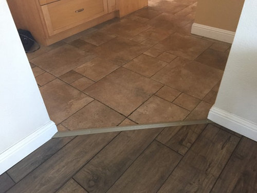 Transition options tile to laminate