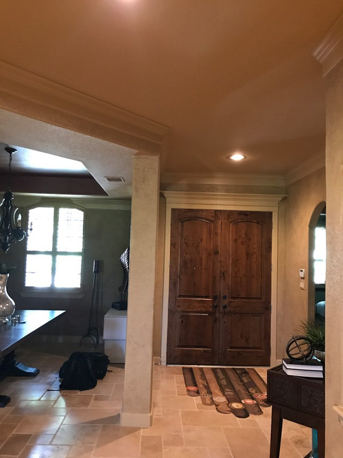 Painting ceiling and crown molding