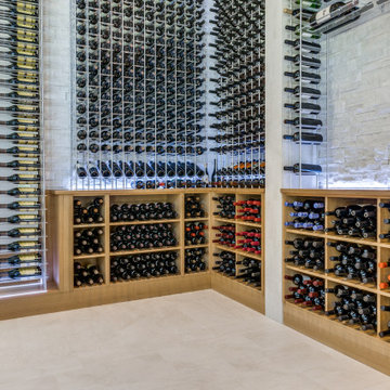 Modern Glass Wine Room