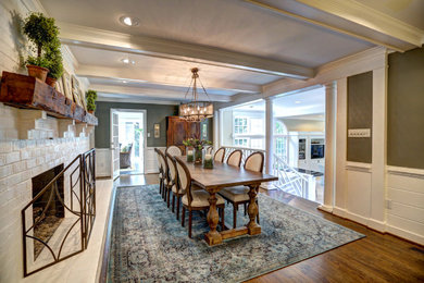 Elegant dining room photo in Other