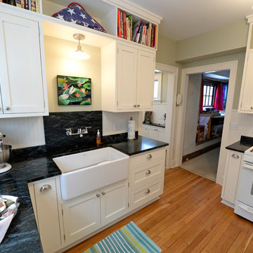 Kitchen renovation in small 1930s Colonial