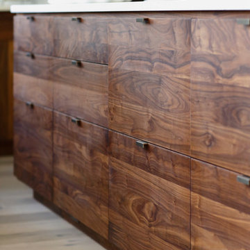 Megan & Chris' Warm Walnut Kitchen