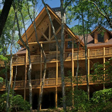 Log home back