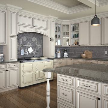 Antique White with and wiht out glazing