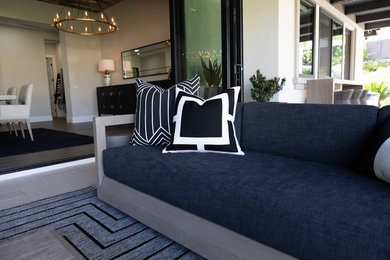 Example of a large trendy exterior home design in San Diego