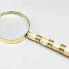 Brass and Mother of Pearl Magnifying Glass