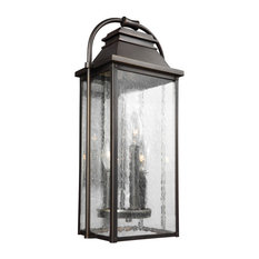 Feiss 3-Light Outdoor Lantern, Bronze