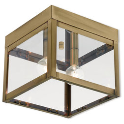 Transitional Outdoor Flush-mount Ceiling Lighting by Lampclick