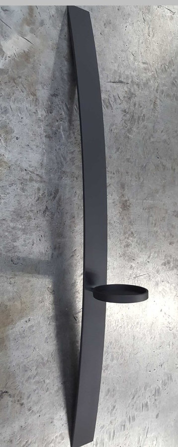 Hand Forged Wall Mounted Candle Sconce - Lighting