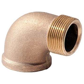 Everflow Supplies  3/8" Brass 90 Degrees Street Elbow With Threaded Fittings