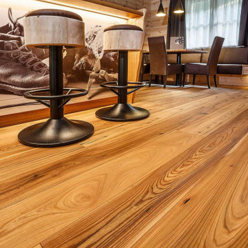 Parquet orme contrecollé huilé — Suite chalet montagne