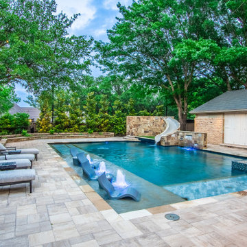 Plano Texas | Backyard Landscape and Pool