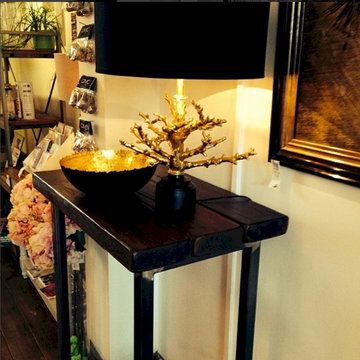 Industrial Mill Reclaimed Wood Breakfast Bar/Console Table