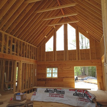 Morganton, NC Custom Log Home (6 x 12 Genesis Log)