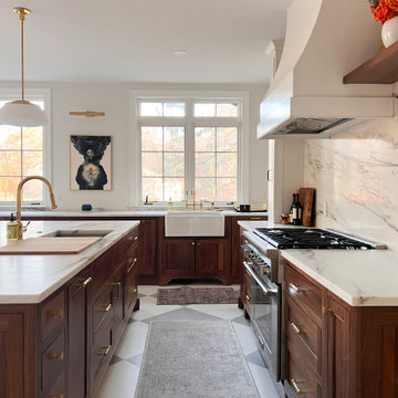 Walnut and White Luxury