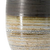 Earth Tone Urn Ceramic Vase D7.5x11"