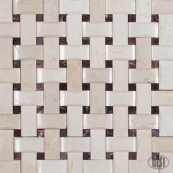 Crema Arched Basketweave - Mosaic Tile