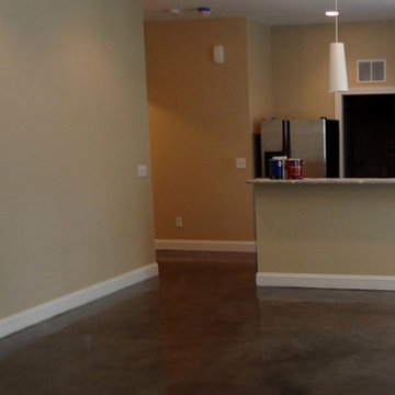 Stained Interior Floors for an Apartment