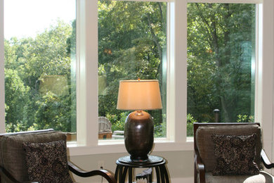 Elegant family room photo in DC Metro