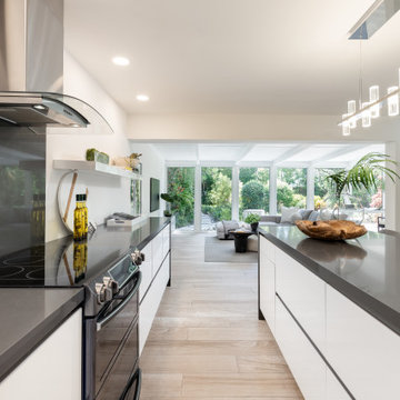 Modern Kitchen and Living, Modern House, Remodeling Ideas