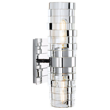 Norwell Lighting 9765-IC Murano 2 Light 13" Tall Bathroom Sconce - Chrome