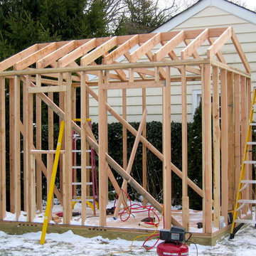 In progress shed