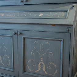 Hand painted secretary - Furniture