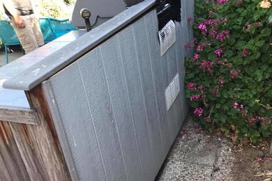 Outdoor bbq area repair